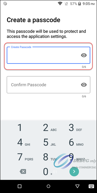 Create a Device Passcode Screen With Numbered Touch Screen for
                            Passcode Entry